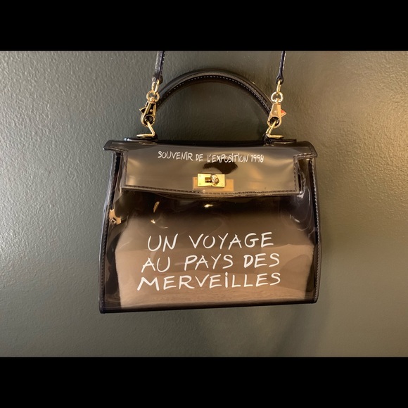 Handbags - Clear Black Purse